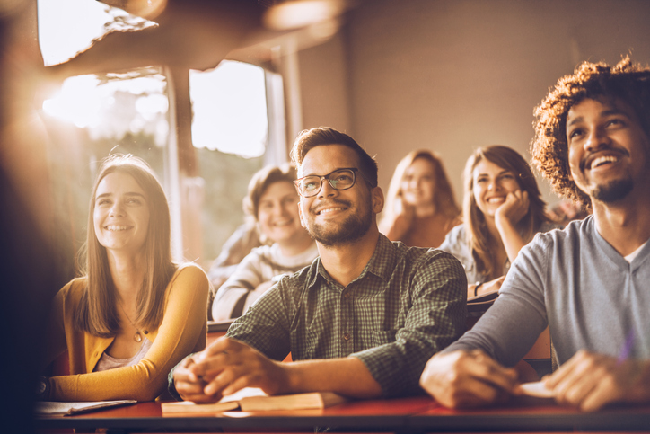 Students exploring careers